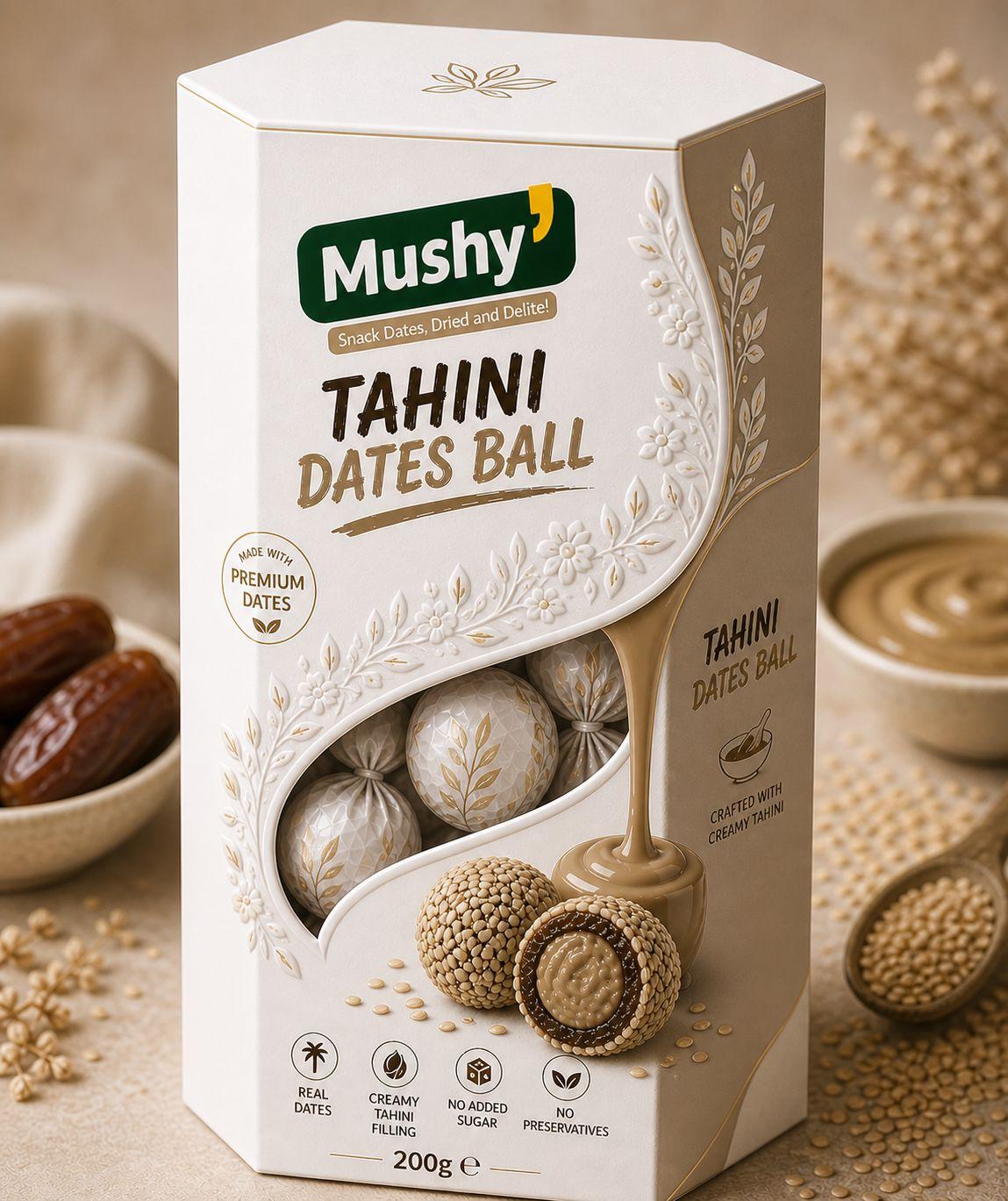 Bolas de dátiles con tahini (caja 200 g)