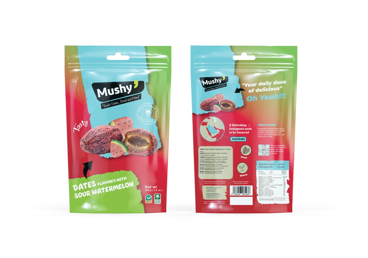 Dátiles sabor sandía ácida