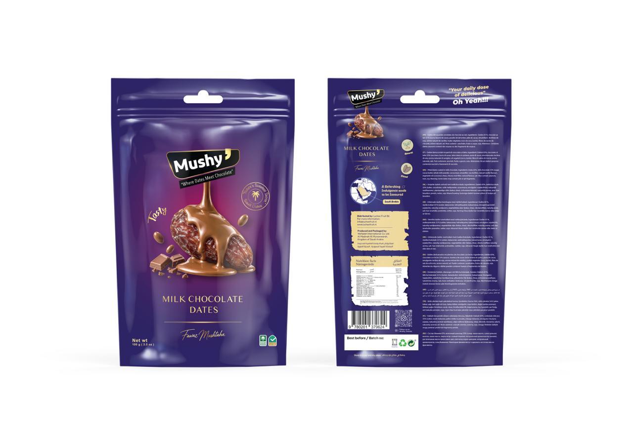 Dátiles con chocolate con leche